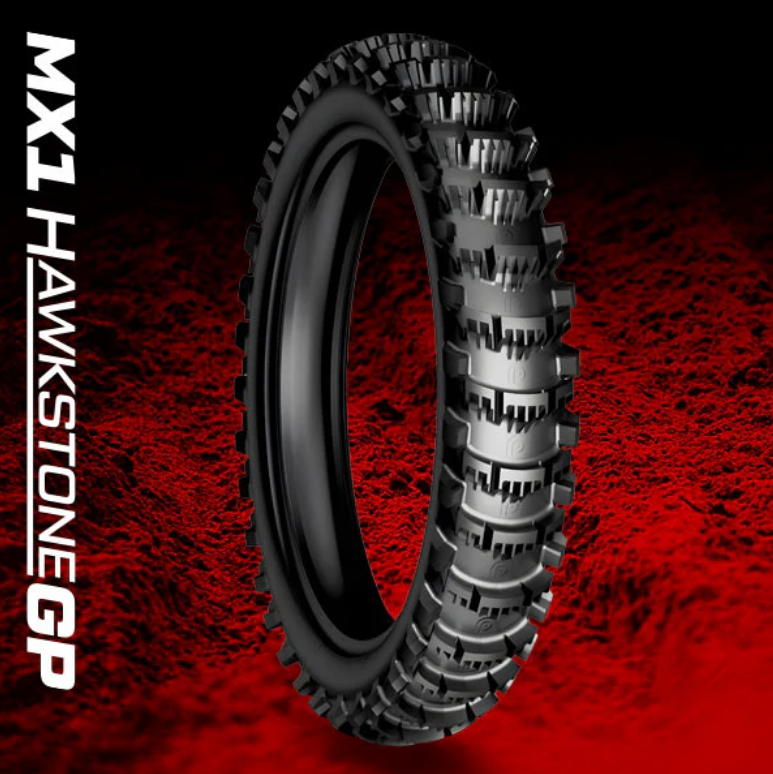 PLEWS TYRES MX1 HAWKSTONE GP SOFT REAR - 80 / 100 - 12