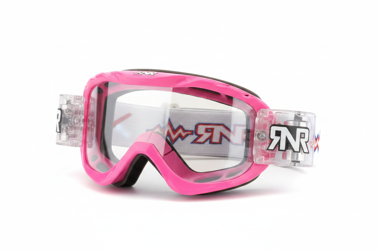 RNR Hybrid Goggles on White Background