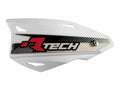 White Rtech Universal Vertigo Handguards With Fitting Kit